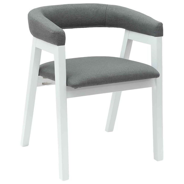 Scaune de dining 2 pcs Alb 54 x 57 x 73 cm - WALTI WALTI