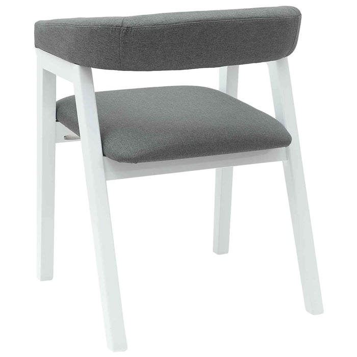 Scaune de dining 2 pcs Alb 54 x 57 x 73 cm - WALTI WALTI