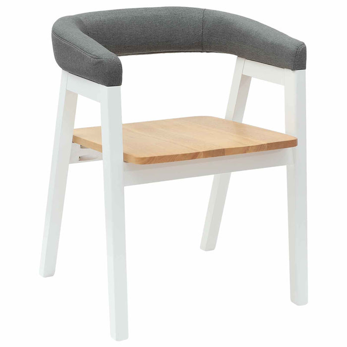 Scaune de dining 2 pcs Alb 54 x 57 x 73 cm - WALTI WALTI