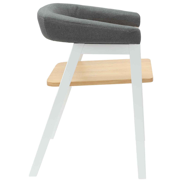 Scaune de dining 2 pcs Alb 54 x 57 x 73 cm - WALTI WALTI