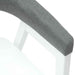 Scaune de dining 2 pcs Alb 54 x 57 x 73 cm - WALTI WALTI