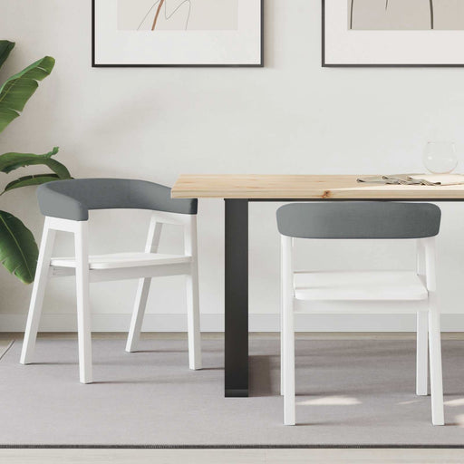 Scaune de dining 2 pcs Alb 54 x 57 x 73 cm - WALTI WALTI
