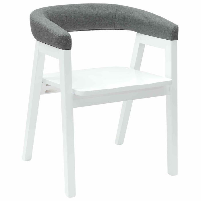 Scaune de dining 2 pcs Alb 54 x 57 x 73 cm - WALTI WALTI
