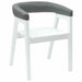 Scaune de dining 2 pcs Alb 54 x 57 x 73 cm - WALTI WALTI