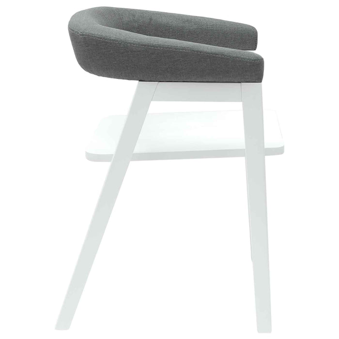 Scaune de dining 2 pcs Alb 54 x 57 x 73 cm - WALTI WALTI