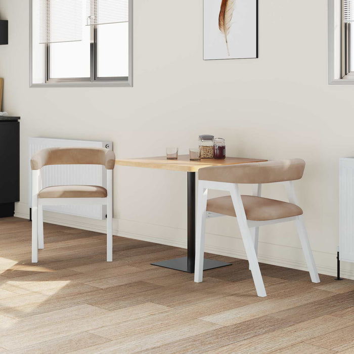 Scaune de dining 2 pcs Alb 54 x 57 x 73 cm - WALTI WALTI