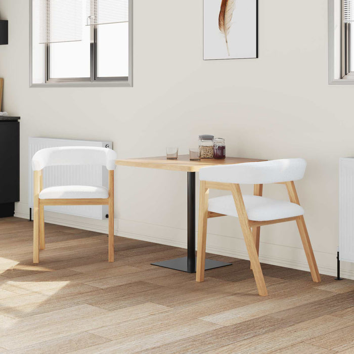 Scaune de dining 2 pcs natural 54 x 57 x 73 cm - WALTI WALTI