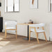 Scaune de dining 2 pcs natural 54 x 57 x 73 cm - WALTI WALTI