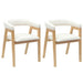 Scaune de dining 2 pcs natural 54 x 57 x 73 cm - WALTI WALTI