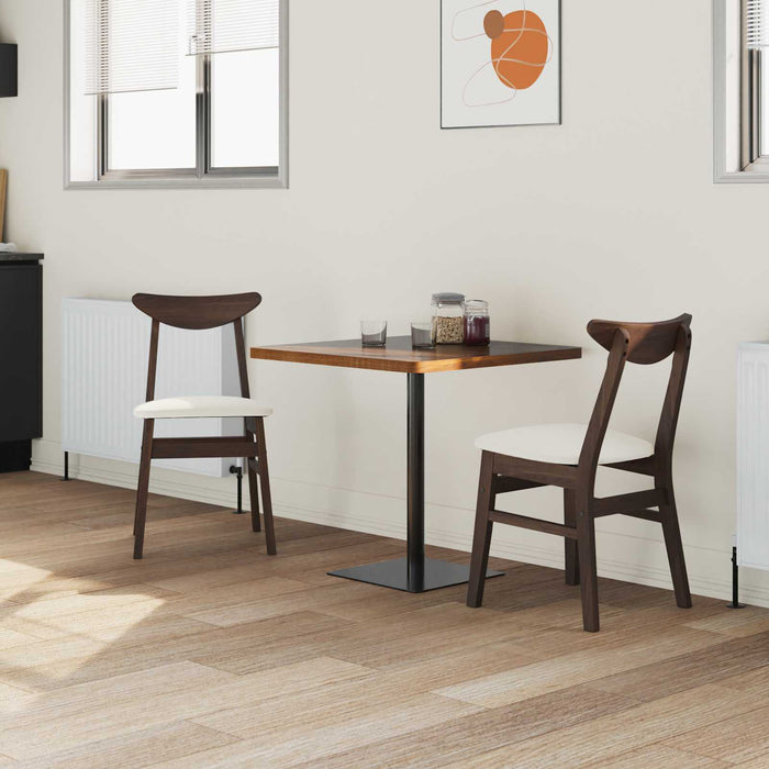 Scaune de dining 2 pcs Maro deschis 42 x 47.5 x 81 cm - WALTI WALTI