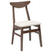 Scaune de dining 2 pcs Maro deschis 42 x 47.5 x 81 cm - WALTI WALTI