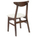 Scaune de dining 2 pcs Maro deschis 42 x 47.5 x 81 cm - WALTI WALTI