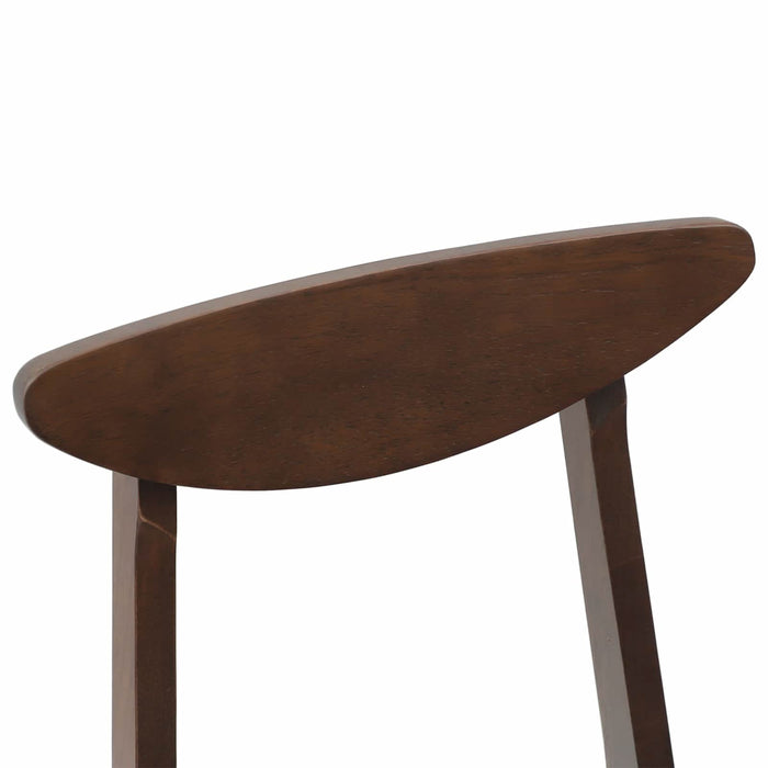 Scaune de dining 2 pcs Maro deschis 42 x 47.5 x 81 cm - WALTI WALTI