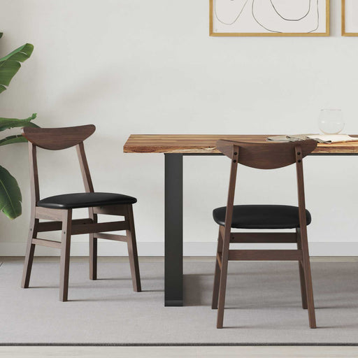 Scaune de dining 2 pcs Maro deschis 42 x 47.5 x 81 cm - WALTI WALTI