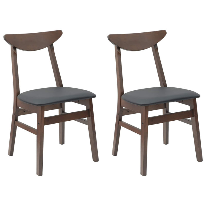 Scaune de dining 2 pcs Maro deschis 42 x 47.5 x 81 cm - WALTI WALTI