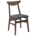 Scaune de dining 2 pcs Maro deschis 42 x 47.5 x 81 cm - WALTI WALTI