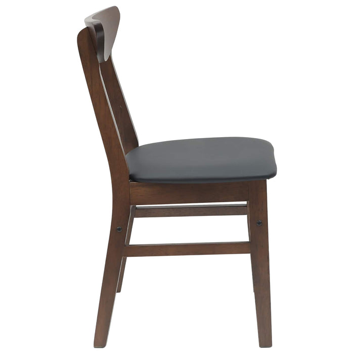 Scaune de dining 2 pcs Maro deschis 42 x 47.5 x 81 cm - WALTI WALTI