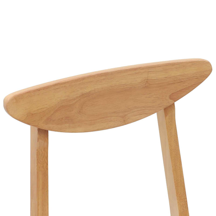 Scaune de dining 2 pcs natural 42 x 47.5 x 81 cm - WALTI WALTI