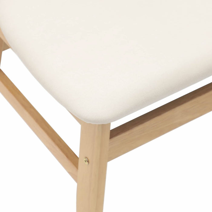 Scaune de dining 2 pcs natural 42 x 47.5 x 81 cm - WALTI WALTI