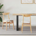 Scaune de dining 2 pcs natural 42 x 47.5 x 81 cm - WALTI WALTI