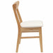 Scaune de dining 2 pcs natural 42 x 47.5 x 81 cm - WALTI WALTI