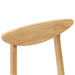 Scaune de dining 2 pcs natural 42 x 47.5 x 81 cm - WALTI WALTI