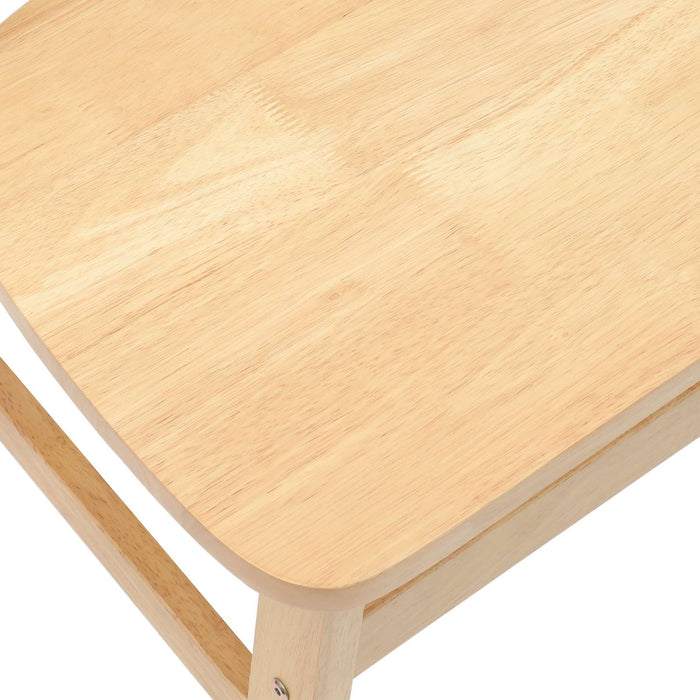 Scaune de dining 2 pcs natural 42 x 47.5 x 81 cm - WALTI WALTI