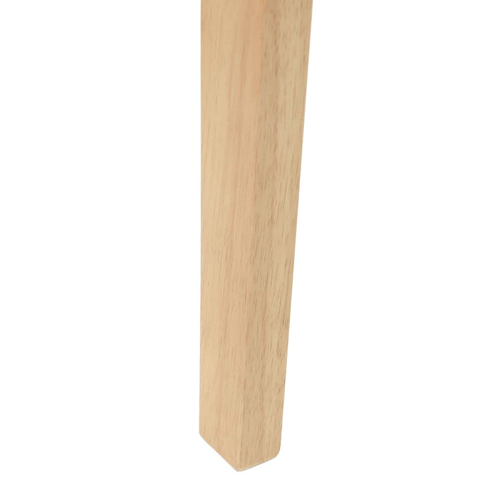 Scaune de dining 2 pcs natural 42 x 47.5 x 81 cm - WALTI WALTI