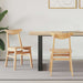 Scaune de dining 2 pcs natural 42 x 47.5 x 81 cm - WALTI WALTI
