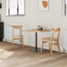 Scaune de dining 2 pcs natural 42 x 47.5 x 81 cm - WALTI WALTI