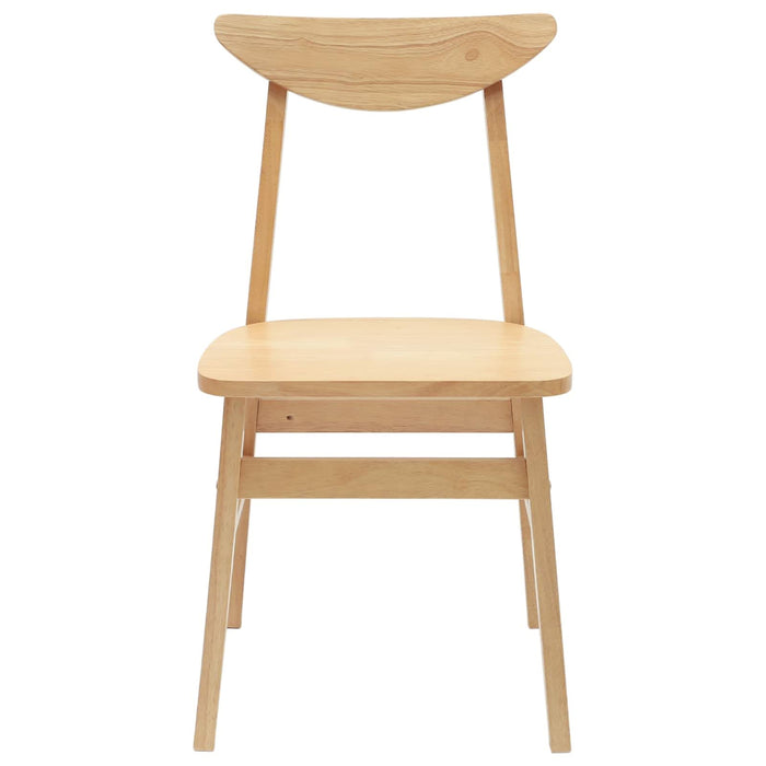 Scaune de dining 2 pcs natural 42 x 47.5 x 81 cm - WALTI WALTI