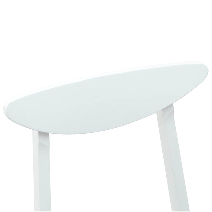 Scaune de dining 2 pcs Alb 42 x 47.5 x 81 cm - WALTI WALTI