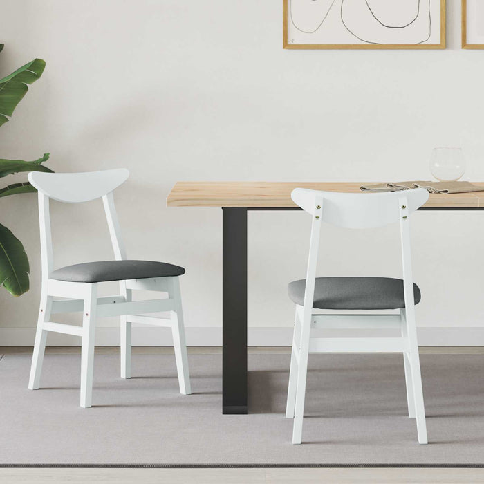 Scaune de dining 2 pcs Alb 42 x 47.5 x 81 cm - WALTI WALTI