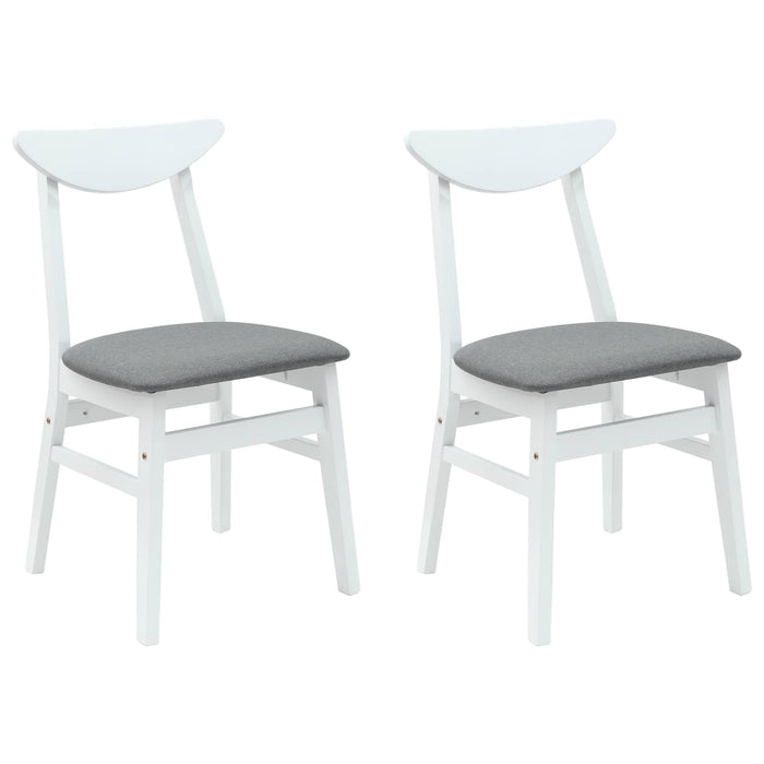 Scaune de dining 2 pcs Alb 42 x 47.5 x 81 cm - WALTI WALTI