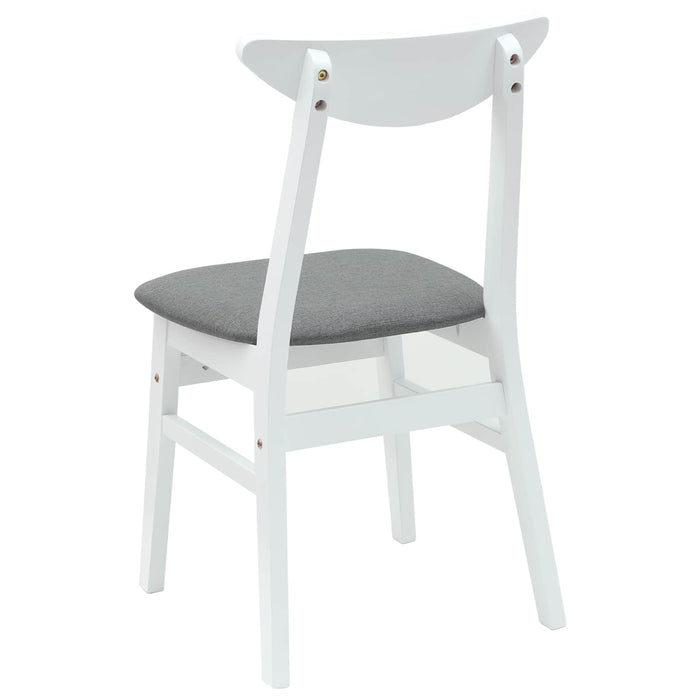 Scaune de dining 2 pcs Alb 42 x 47.5 x 81 cm - WALTI WALTI