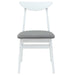 Scaune de dining 2 pcs Alb 42 x 47.5 x 81 cm - WALTI WALTI