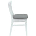 Scaune de dining 2 pcs Alb 42 x 47.5 x 81 cm - WALTI WALTI