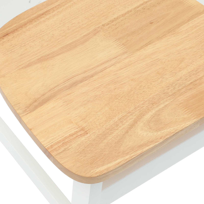 Scaune de dining 2 pcs Alb 42 x 47.5 x 81 cm - WALTI WALTI