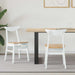 Scaune de dining 2 pcs Alb 42 x 47.5 x 81 cm - WALTI WALTI