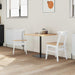 Scaune de dining 2 pcs Alb 42 x 47.5 x 81 cm - WALTI WALTI