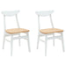 Scaune de dining 2 pcs Alb 42 x 47.5 x 81 cm - WALTI WALTI