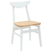 Scaune de dining 2 pcs Alb 42 x 47.5 x 81 cm - WALTI WALTI
