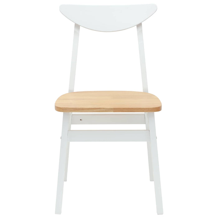 Scaune de dining 2 pcs Alb 42 x 47.5 x 81 cm - WALTI WALTI