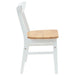 Scaune de dining 2 pcs Alb 42 x 47.5 x 81 cm - WALTI WALTI