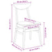 Scaune de dining 2 pcs Alb 42 x 47.5 x 81 cm - WALTI WALTI