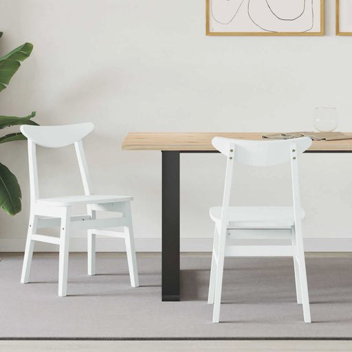 Scaune de dining 2 pcs Alb 42 x 47.5 x 81 cm - WALTI WALTI