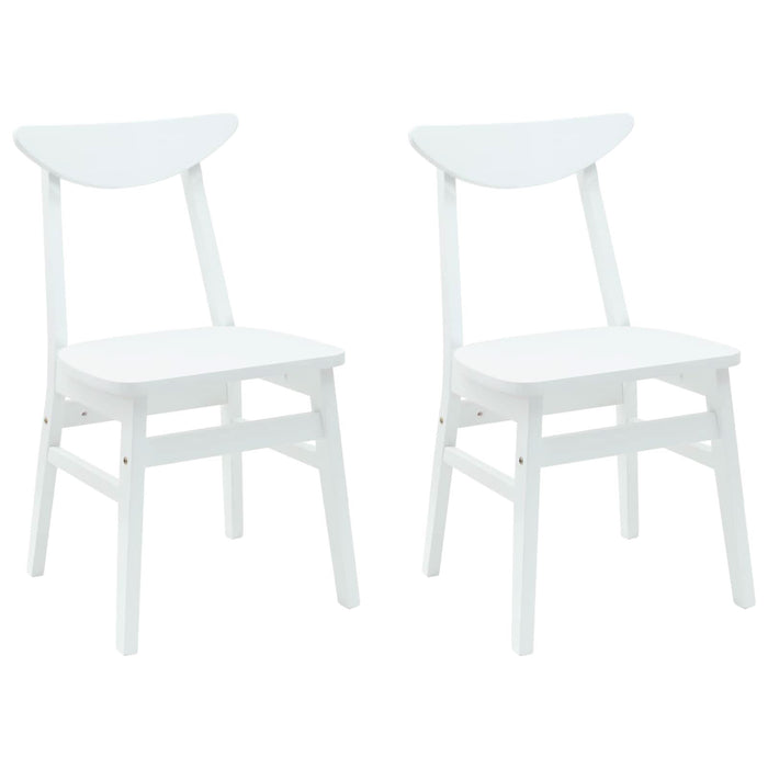 Scaune de dining 2 pcs Alb 42 x 47.5 x 81 cm - WALTI WALTI