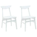 Scaune de dining 2 pcs Alb 42 x 47.5 x 81 cm - WALTI WALTI