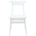Scaune de dining 2 pcs Alb 42 x 47.5 x 81 cm - WALTI WALTI