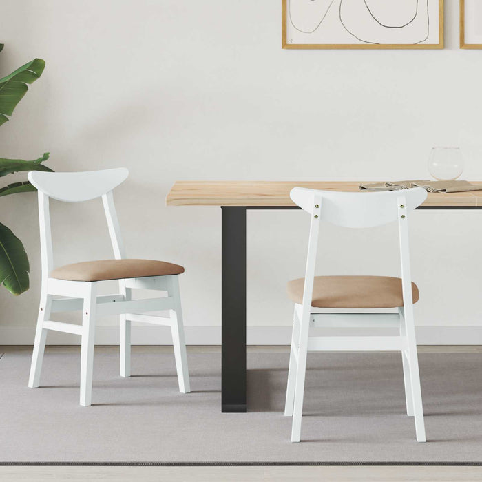 Scaune de dining 2 pcs Alb 42 x 47.5 x 81 cm - WALTI WALTI
